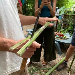 refendre lamelle bambou