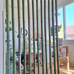 séparation pièce barres bambou