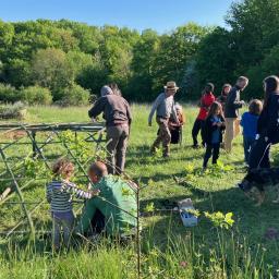 pergola bambou chantier participatif